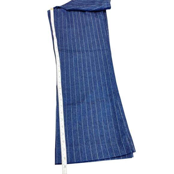 NYDJ Not Your Daughter's Tummy Tuck Jean Pinstripe Blue White Womens Size 6 NWT - Picture 7 of 9